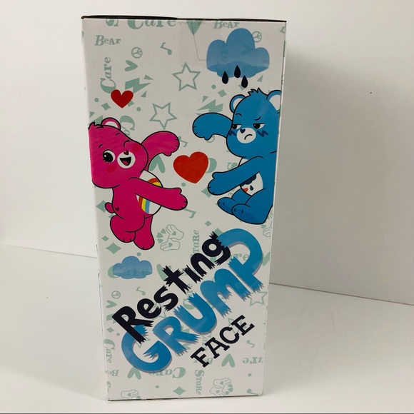 Care Bears Plush 14" Grumpy Bear with Special Care Coin New in Box - Picture 4 of 5